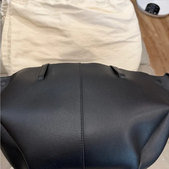 Polène Black Leather Shoulder Bag - Picture 3 of 9